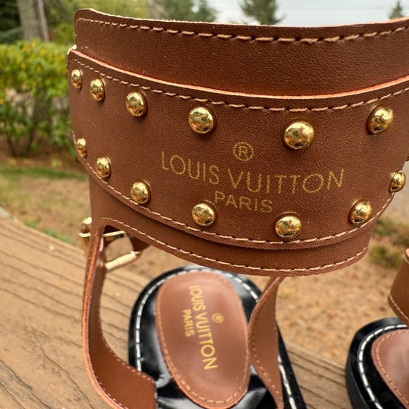 LV Monogram Gladiator Sandals - Women's 12 Size 44 (Read Description) - Picture 8 of 8